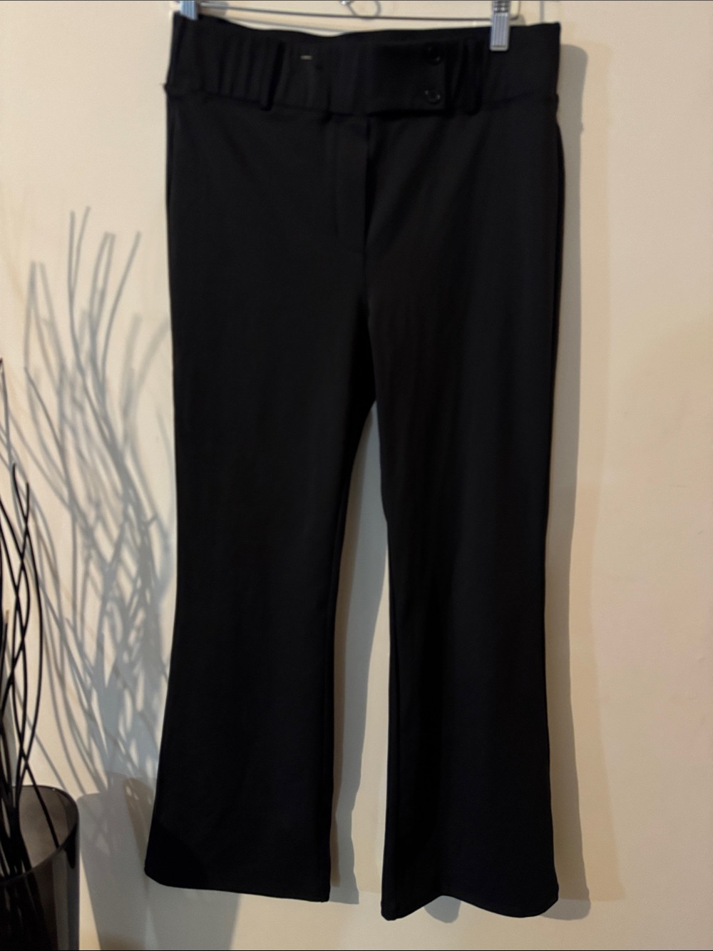HALARA Black Bootcut Stretch Pants